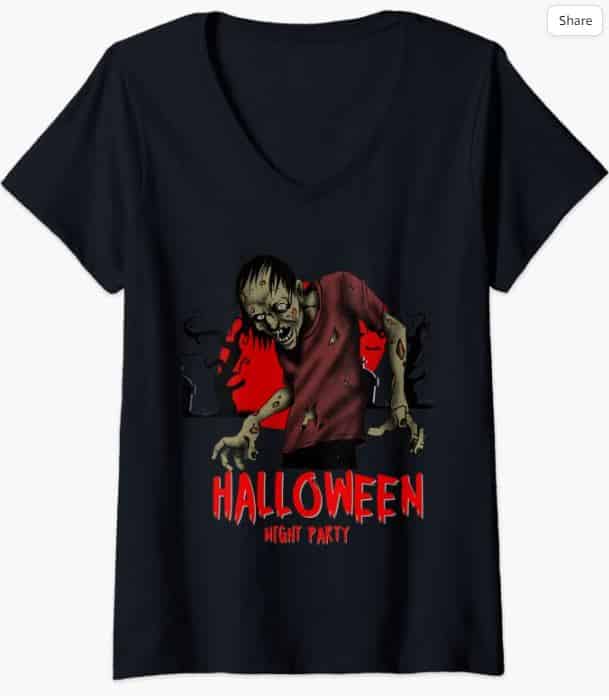 Halloween V-Neck t-Shirts 15