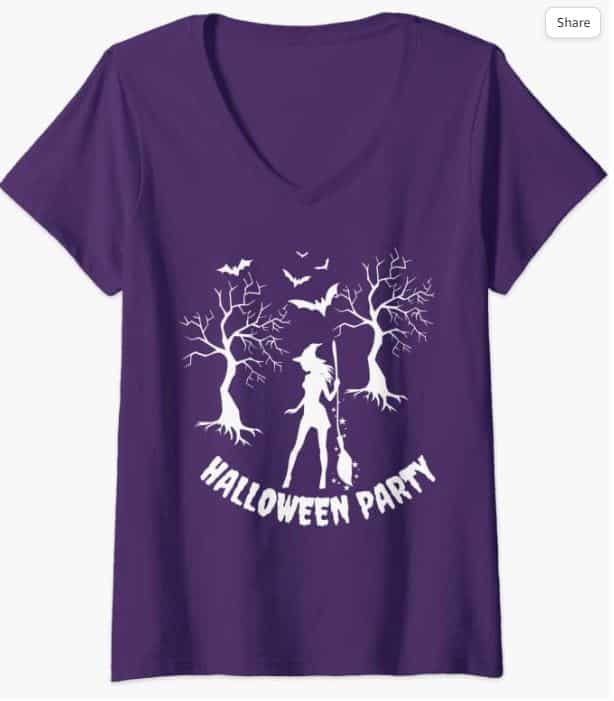 Halloween V-Neck t-Shirts 19