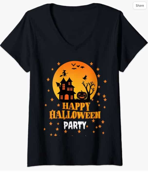 Halloween V-Neck t-Shirts 2