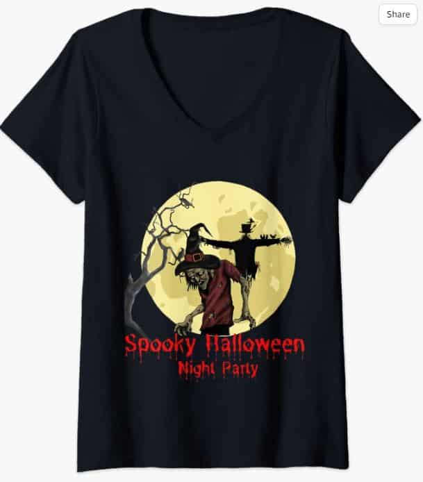 Halloween V-Neck t-Shirts 2