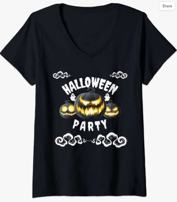 Halloween V-Neck t-Shirts 8