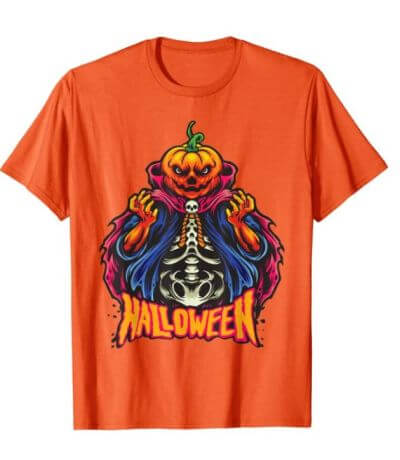 Jack O Lantern Shirt Mockup