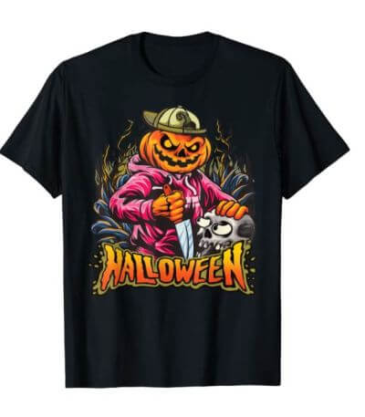 Jack O Lantern Shirt Mockup