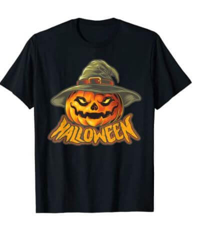 Jack O Lantern Shirt Mockup