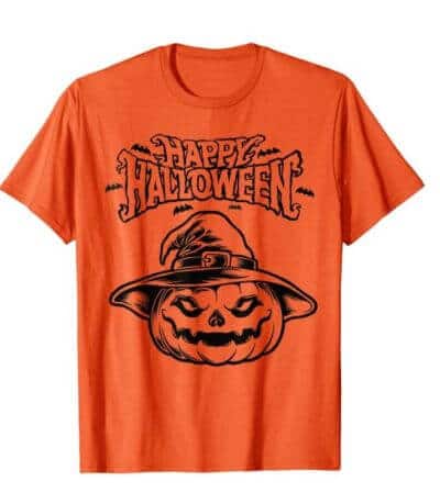 Jack O Lantern Shirt Mockup