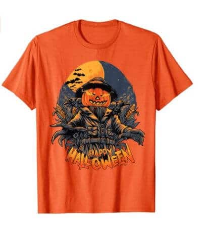 Jack O Lantern Shirt Mockup