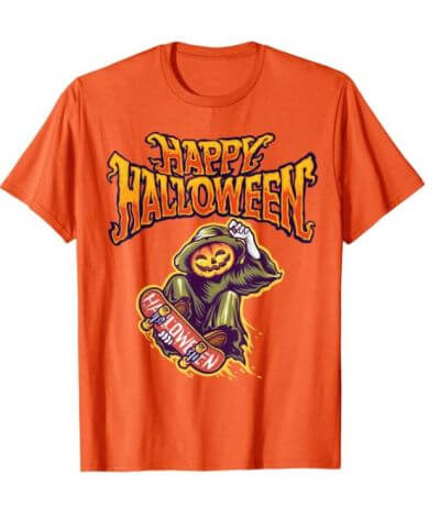 Jack O Lantern Shirt Mockup