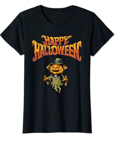 Jack O Lantern Shirt Mockup