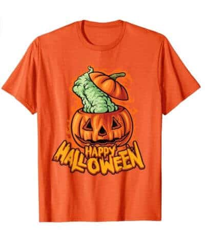 Jack O Lantern Shirt Mockup