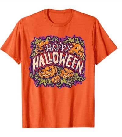 Jack O Lantern Shirt Mockup