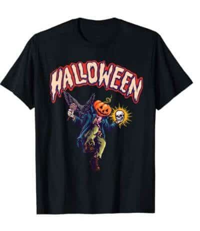 Jack O Lantern Shirt Mockup