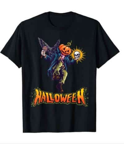 Jack O Lantern Shirt Mockup